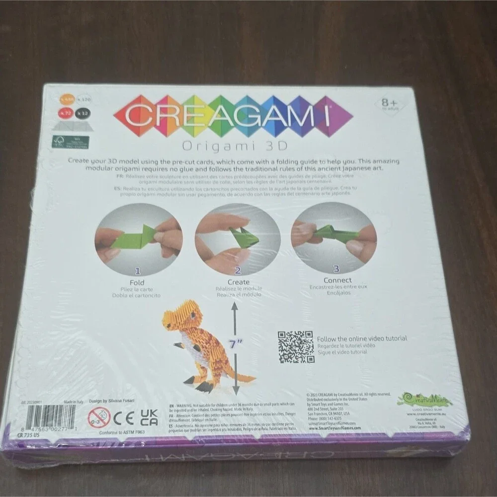CREAGAMI Origami 3D Folding Paper Sculpture Kit Large 634pcs 20339981